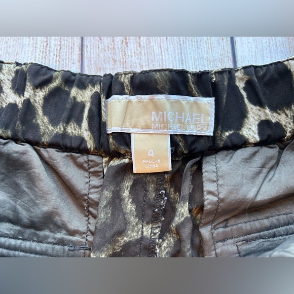 Michael Kors Leopard Print Casual Pant/Loose Pant - Picture 4 of 6
